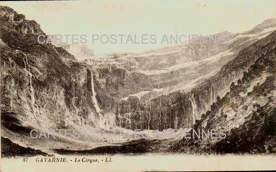 Cartes postales anciennes > CARTES POSTALES > carte postale ancienne > cartes-postales-ancienne.com Occitanie Hautes pyrenees Gavarnie