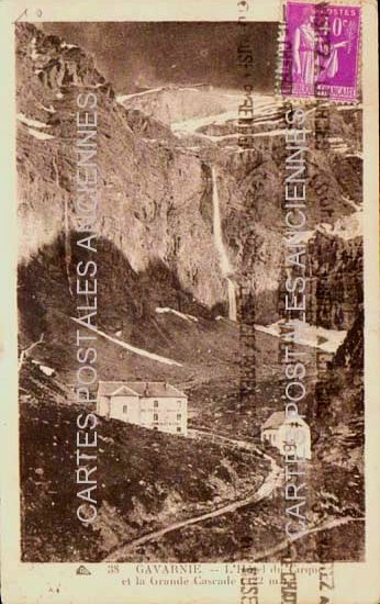 Cartes postales anciennes > CARTES POSTALES > carte postale ancienne > cartes-postales-ancienne.com Occitanie Hautes pyrenees Gavarnie