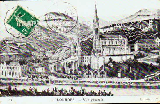 Cartes postales anciennes > CARTES POSTALES > carte postale ancienne > cartes-postales-ancienne.com Occitanie Hautes pyrenees Lourdes