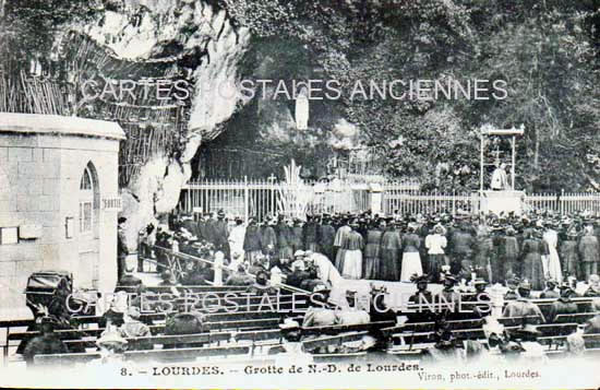 Cartes postales anciennes > CARTES POSTALES > carte postale ancienne > cartes-postales-ancienne.com Occitanie Hautes pyrenees Lourdes