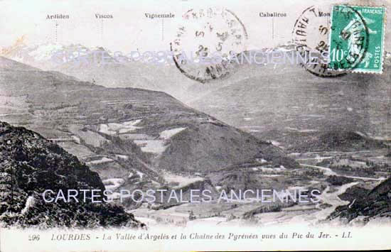 Cartes postales anciennes > CARTES POSTALES > carte postale ancienne > cartes-postales-ancienne.com Occitanie Hautes pyrenees Lourdes