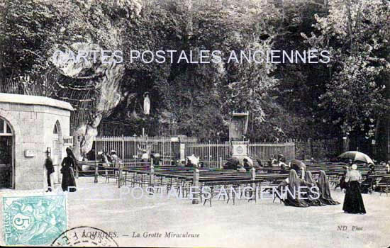 Cartes postales anciennes > CARTES POSTALES > carte postale ancienne > cartes-postales-ancienne.com Occitanie Hautes pyrenees Lourdes