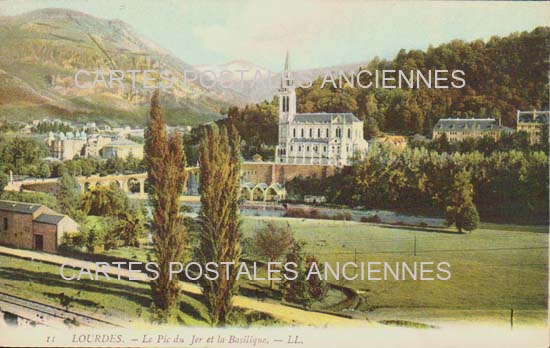 Cartes postales anciennes > CARTES POSTALES > carte postale ancienne > cartes-postales-ancienne.com Occitanie Hautes pyrenees Lourdes