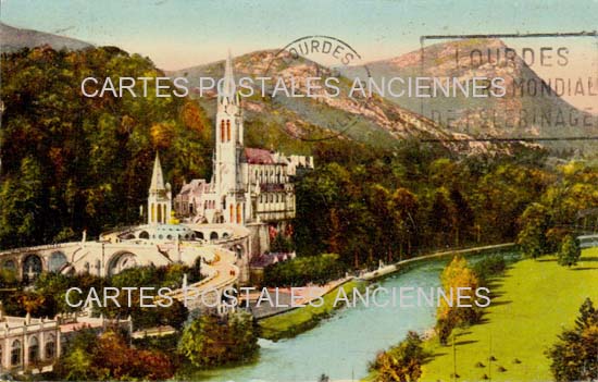 Cartes postales anciennes > CARTES POSTALES > carte postale ancienne > cartes-postales-ancienne.com Occitanie Hautes pyrenees Lourdes