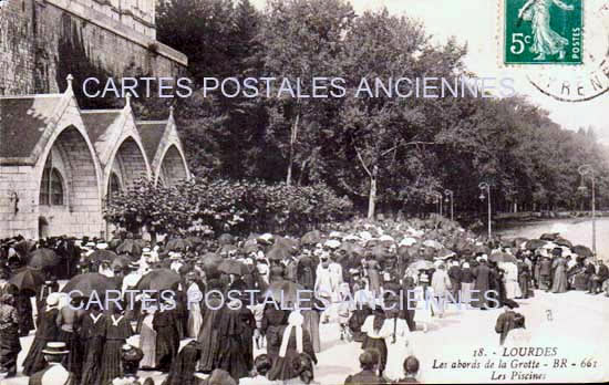 Cartes postales anciennes > CARTES POSTALES > carte postale ancienne > cartes-postales-ancienne.com Occitanie Hautes pyrenees Lourdes