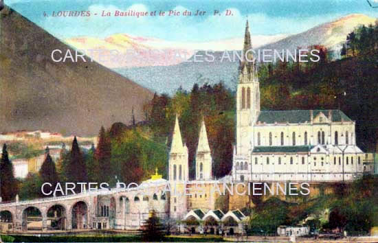 Cartes postales anciennes > CARTES POSTALES > carte postale ancienne > cartes-postales-ancienne.com Occitanie Hautes pyrenees Lourdes