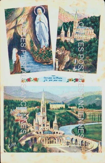 Cartes postales anciennes > CARTES POSTALES > carte postale ancienne > cartes-postales-ancienne.com Occitanie Hautes pyrenees Lourdes