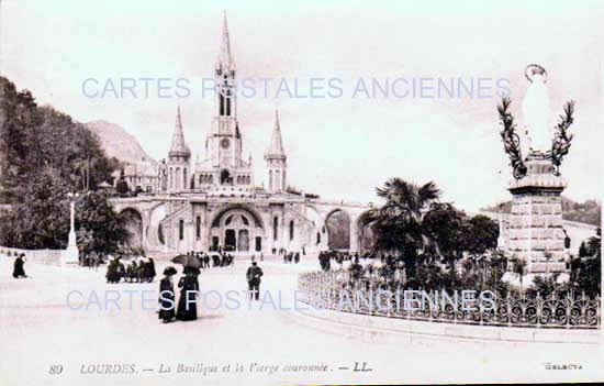 Cartes postales anciennes > CARTES POSTALES > carte postale ancienne > cartes-postales-ancienne.com Occitanie Hautes pyrenees Lourdes