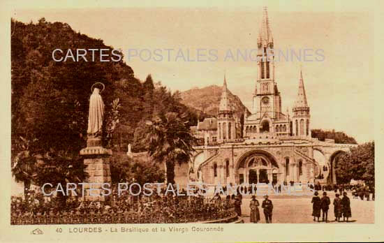 Cartes postales anciennes > CARTES POSTALES > carte postale ancienne > cartes-postales-ancienne.com Occitanie Hautes pyrenees Lourdes