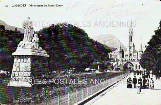 Cartes postales anciennes > CARTES POSTALES > carte postale ancienne > cartes-postales-ancienne.com Occitanie Hautes pyrenees Lourdes