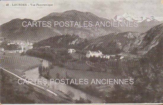 Cartes postales anciennes > CARTES POSTALES > carte postale ancienne > cartes-postales-ancienne.com Occitanie Hautes pyrenees Lourdes