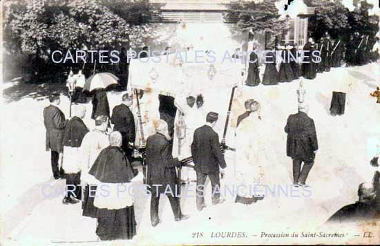 Cartes postales anciennes > CARTES POSTALES > carte postale ancienne > cartes-postales-ancienne.com Occitanie Hautes pyrenees Lourdes