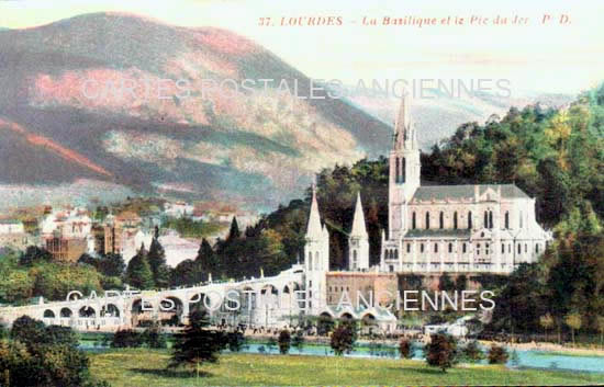 Cartes postales anciennes > CARTES POSTALES > carte postale ancienne > cartes-postales-ancienne.com Occitanie Hautes pyrenees Lourdes