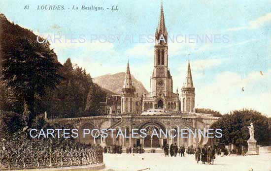 Cartes postales anciennes > CARTES POSTALES > carte postale ancienne > cartes-postales-ancienne.com Occitanie Hautes pyrenees Lourdes