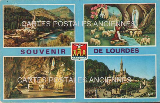 Cartes postales anciennes > CARTES POSTALES > carte postale ancienne > cartes-postales-ancienne.com Occitanie Hautes pyrenees Lourdes