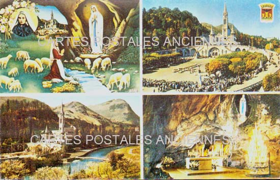 Cartes postales anciennes > CARTES POSTALES > carte postale ancienne > cartes-postales-ancienne.com Occitanie Hautes pyrenees Lourdes