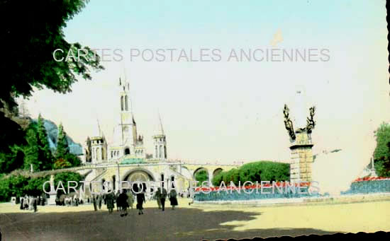 Cartes postales anciennes > CARTES POSTALES > carte postale ancienne > cartes-postales-ancienne.com Occitanie Hautes pyrenees Lourdes