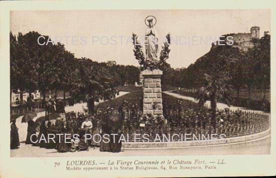 Cartes postales anciennes > CARTES POSTALES > carte postale ancienne > cartes-postales-ancienne.com Occitanie Hautes pyrenees Lourdes