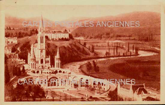 Cartes postales anciennes > CARTES POSTALES > carte postale ancienne > cartes-postales-ancienne.com Occitanie Hautes pyrenees Lourdes