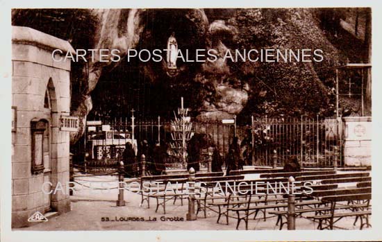 Cartes postales anciennes > CARTES POSTALES > carte postale ancienne > cartes-postales-ancienne.com Occitanie Hautes pyrenees Lourdes