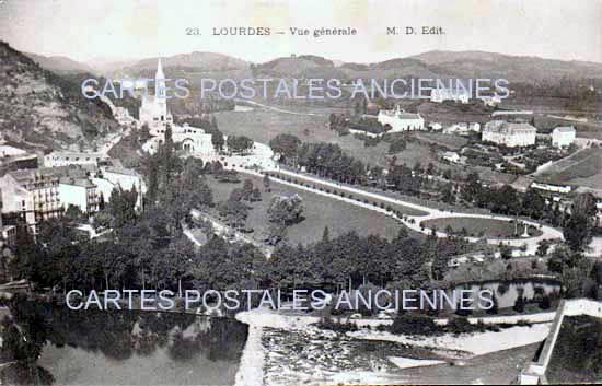 Cartes postales anciennes > CARTES POSTALES > carte postale ancienne > cartes-postales-ancienne.com Occitanie Hautes pyrenees Lourdes