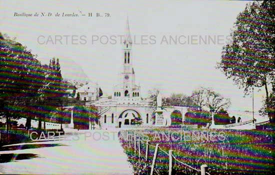 Cartes postales anciennes > CARTES POSTALES > carte postale ancienne > cartes-postales-ancienne.com Occitanie Hautes pyrenees Lourdes