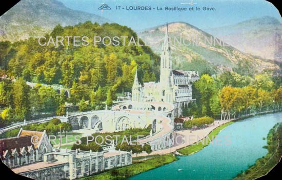 Cartes postales anciennes > CARTES POSTALES > carte postale ancienne > cartes-postales-ancienne.com Occitanie Hautes pyrenees Lourdes