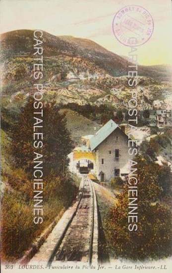 Cartes postales anciennes > CARTES POSTALES > carte postale ancienne > cartes-postales-ancienne.com Occitanie Hautes pyrenees Lourdes