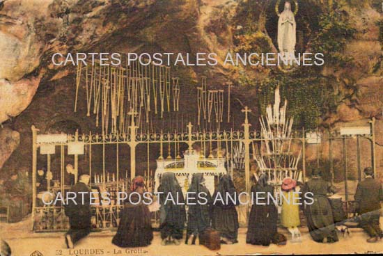 Cartes postales anciennes > CARTES POSTALES > carte postale ancienne > cartes-postales-ancienne.com Occitanie Hautes pyrenees Lourdes