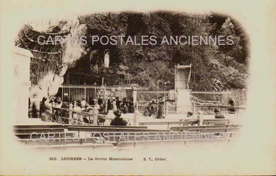 Cartes postales anciennes > CARTES POSTALES > carte postale ancienne > cartes-postales-ancienne.com Occitanie Hautes pyrenees Lourdes