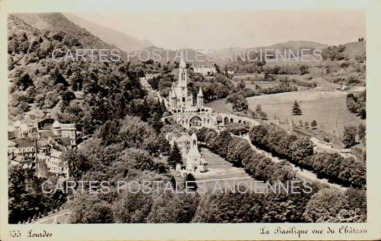 Cartes postales anciennes > CARTES POSTALES > carte postale ancienne > cartes-postales-ancienne.com Occitanie Hautes pyrenees Lourdes