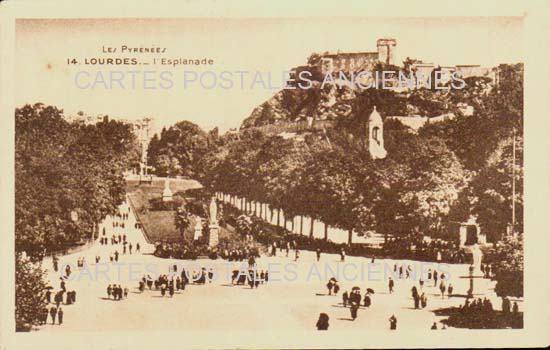 Cartes postales anciennes > CARTES POSTALES > carte postale ancienne > cartes-postales-ancienne.com Occitanie Hautes pyrenees Lourdes