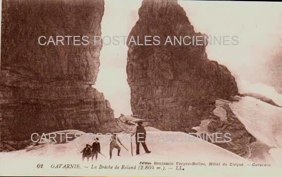 Cartes postales anciennes > CARTES POSTALES > carte postale ancienne > cartes-postales-ancienne.com Occitanie Hautes pyrenees Gavarnie