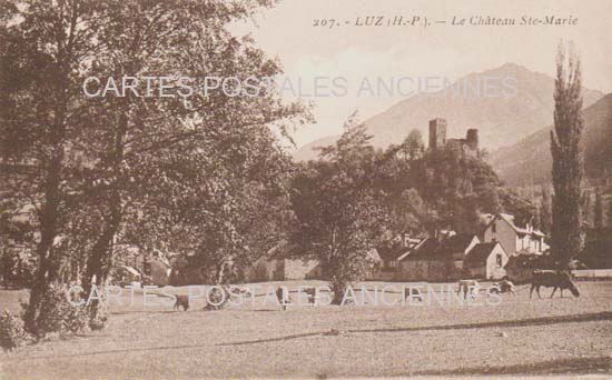 Cartes postales anciennes > CARTES POSTALES > carte postale ancienne > cartes-postales-ancienne.com Occitanie Hautes pyrenees Luz Saint Sauveur