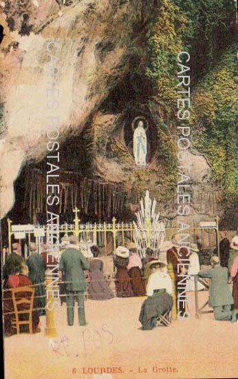 Cartes postales anciennes > CARTES POSTALES > carte postale ancienne > cartes-postales-ancienne.com Occitanie Hautes pyrenees Lourdes