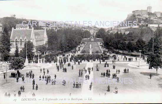 Cartes postales anciennes > CARTES POSTALES > carte postale ancienne > cartes-postales-ancienne.com Occitanie Hautes pyrenees Lourdes