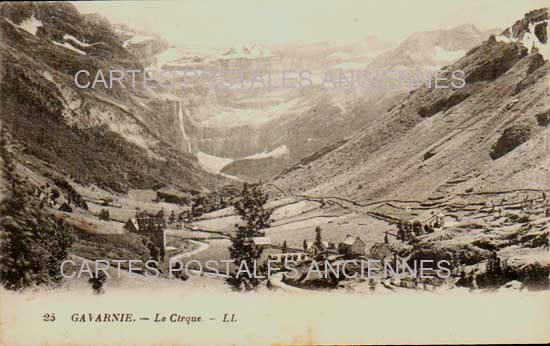 Cartes postales anciennes > CARTES POSTALES > carte postale ancienne > cartes-postales-ancienne.com Occitanie Hautes pyrenees Gavarnie