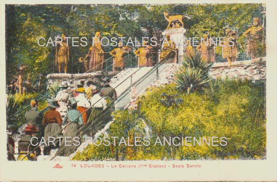 Cartes postales anciennes > CARTES POSTALES > carte postale ancienne > cartes-postales-ancienne.com Occitanie Hautes pyrenees Lourdes