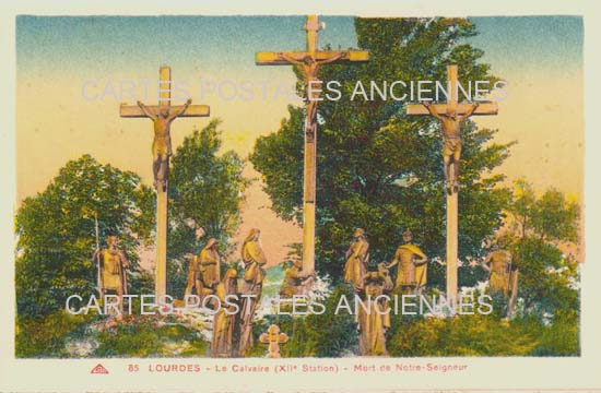 Cartes postales anciennes > CARTES POSTALES > carte postale ancienne > cartes-postales-ancienne.com Occitanie Hautes pyrenees Lourdes