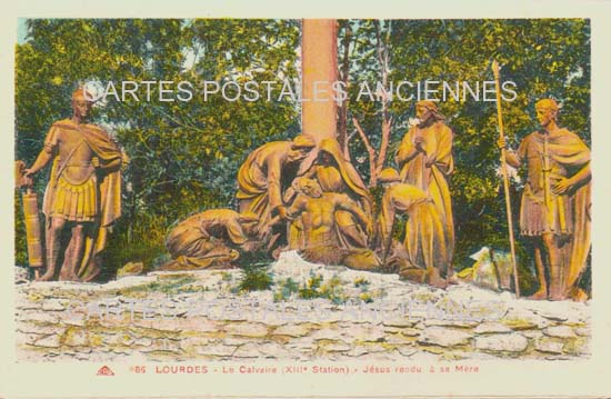 Cartes postales anciennes > CARTES POSTALES > carte postale ancienne > cartes-postales-ancienne.com Occitanie Hautes pyrenees Lourdes