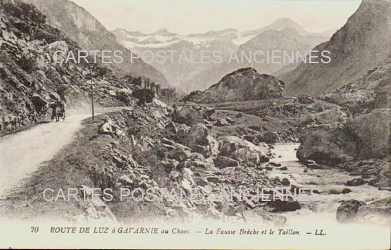 Cartes postales anciennes > CARTES POSTALES > carte postale ancienne > cartes-postales-ancienne.com Occitanie Hautes pyrenees Luz Saint Sauveur