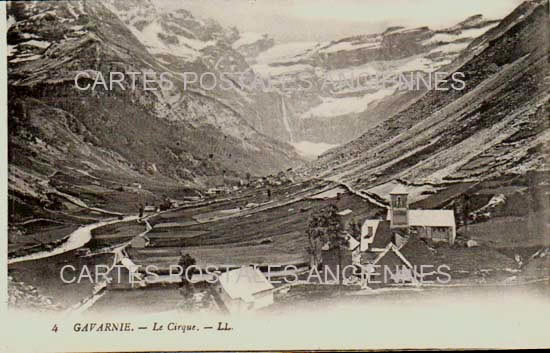 Cartes postales anciennes > CARTES POSTALES > carte postale ancienne > cartes-postales-ancienne.com Occitanie Hautes pyrenees Gavarnie