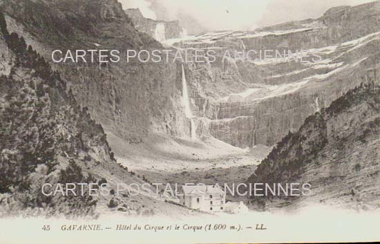 Cartes postales anciennes > CARTES POSTALES > carte postale ancienne > cartes-postales-ancienne.com Occitanie Hautes pyrenees Gavarnie