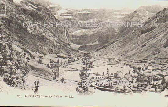 Cartes postales anciennes > CARTES POSTALES > carte postale ancienne > cartes-postales-ancienne.com Occitanie Hautes pyrenees Gavarnie