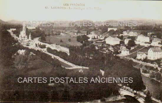 Cartes postales anciennes > CARTES POSTALES > carte postale ancienne > cartes-postales-ancienne.com Occitanie Hautes pyrenees Lourdes