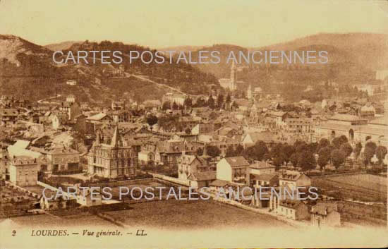 Cartes postales anciennes > CARTES POSTALES > carte postale ancienne > cartes-postales-ancienne.com Occitanie Hautes pyrenees Lourdes