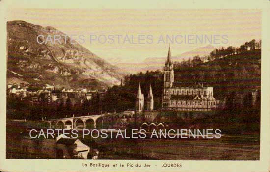 Cartes postales anciennes > CARTES POSTALES > carte postale ancienne > cartes-postales-ancienne.com Occitanie Hautes pyrenees Lourdes