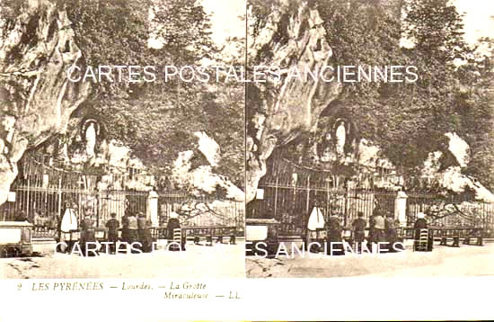 Cartes postales anciennes > CARTES POSTALES > carte postale ancienne > cartes-postales-ancienne.com Occitanie Hautes pyrenees Lourdes