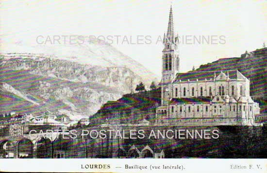 Cartes postales anciennes > CARTES POSTALES > carte postale ancienne > cartes-postales-ancienne.com Occitanie Hautes pyrenees Lourdes