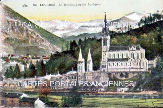 Cartes postales anciennes > CARTES POSTALES > carte postale ancienne > cartes-postales-ancienne.com Occitanie Hautes pyrenees Lourdes